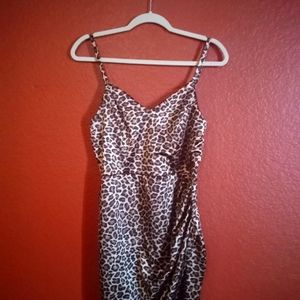 Iris cheetah print dress